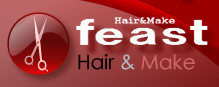 Hair＆Make feastロゴ