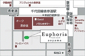 Euphoria【ユーフォリア】aoyamaへの地図