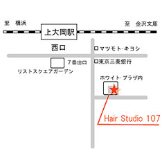 Hair Studio 107ւ̒n}