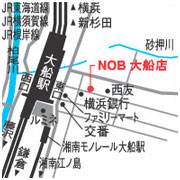 NOB HAIR DESIGN　大船店への地図