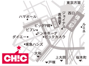 CHIC 横浜の地図